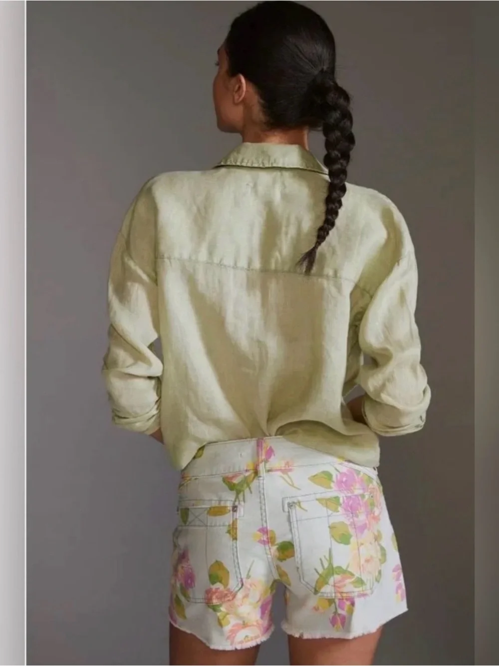 Anthropologie Pilcro Floral The Wanderer Shorts Size 28 - Picture 3 of 13